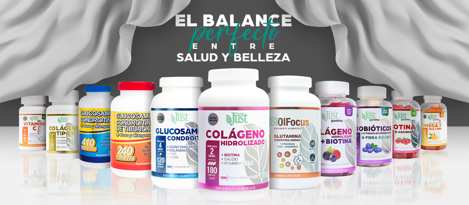 Familia de suplementos OlnaturaJust