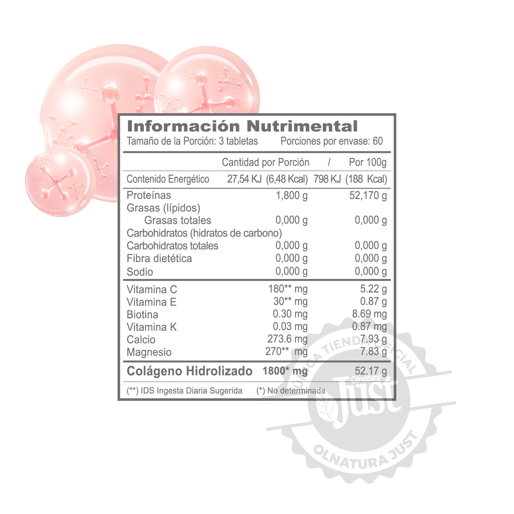 Pack 2 180 Tabletas de Colágeno Hidrolizado + Biotina 1800 mg